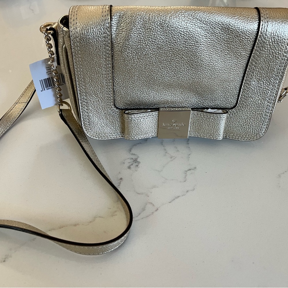 Kate spade gold Little Kaelin Primrose Hill bag